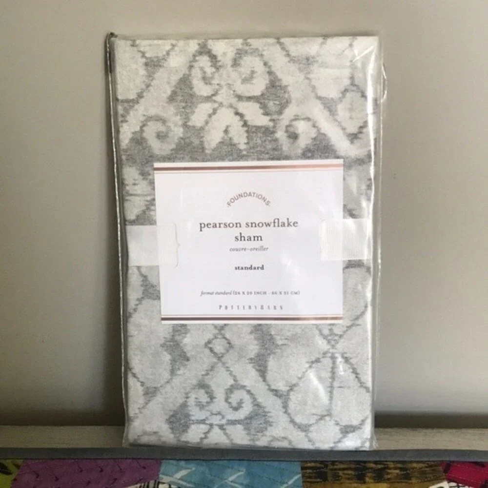 Pottery Barn Pearson Snowflake Standard Pillow Sham